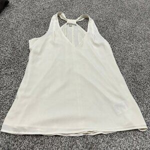 BANANA REPUBLIC Cream Halter Blouse Top, Size Small